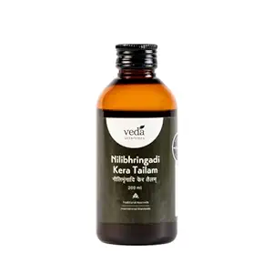 Veda Ayurvedics Neelibringadi Kera Tailam for Accelerated Hair Growth, 200 Ml (For External Use Only)