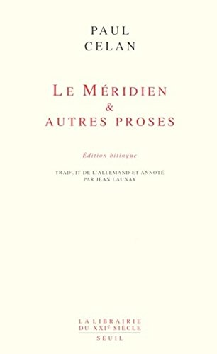 Book's Cover of Le Méridien et autres proses (édition bilingue)