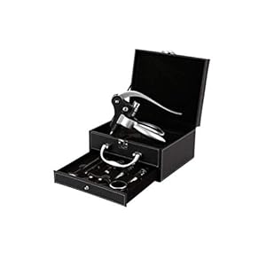 WYZXR Rabbit Type Red Wine Corkscrew High-end Wine Opener Gift Box Leather Case