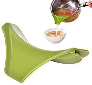 Fhouses Fhouses Spill-proof kitchen utensils Round-edge edge deflector Silicone liquid Diversion nozzle Dumps Kitchen gadgets