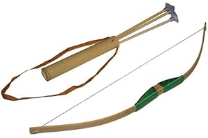 Juguetutto - Arco Pequeño - Flechas Punta Ventosa - Verde - Juguete de Madera