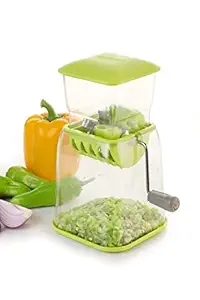 Alvesso Plastic Big Size Onion & Chilly Cutter Vegetable Vegetable & Fruit Chopper, Multicolor, Standard