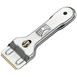 Westmark 10842280 Grattoir Plaque-vitroceramique Piccobello, Acier Inoxydable, Argent, 14 cm