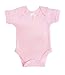 BabywearUK Body Vest Env Neck Short Sleeved - Pink - 18-24 months - British Made