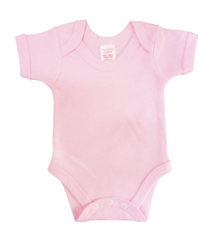BabywearUK Body Vest Env Neck Short Sleeved - Pink - 18-24 months - British Made