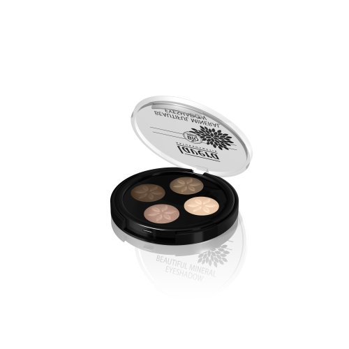 Lavera Beautiful Mineral Eyeshadow Quattro Cappuccino Cream 02 3.2 g
