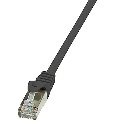 LogiLink CP1023S Câble réseau Cat5e F/UTP AWG26 0,50 m Noir