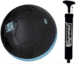 Gyronax Mancity (Blue/White) Replica Football, Size-5+with Pump&Niddle