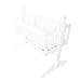 Isabella Alicia Sophia Swinging Cradle (White)