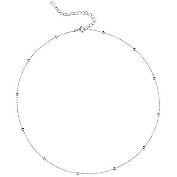 Elli - Halsketting - Dames Y-Ketting Laagje Geo Cirkel in 925 Sterling Zilver - Dames