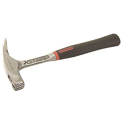 Peddinghaus 5130090000 Xstriker Marteau de Couvreur Rugueux, Argent/Noir, 950 g