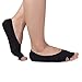 Produktbild HIGGER 1Pair Combo Women Open Toe Low Cut No Show Foot High Heel Boat Shoes Invisible Socks