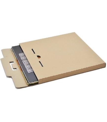 karton-billiger | LP verzenddoos voor platen 1-3 LP's | 12 inch verzendzak Kartondoos | 50 stuks
