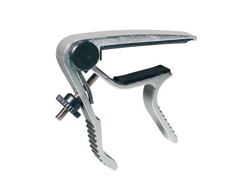 Zoundhouse ZH-CC Capodastre courbé pour guitare électrique et guitares Western Argenté