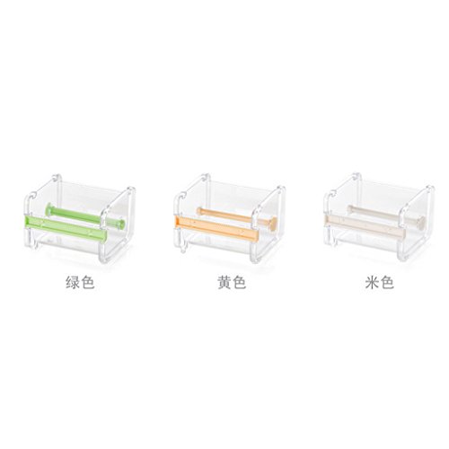 Gazechimp Bandabschneider Organizer Roll Dekoband Klebeband Halter Box – Grün, 10.3×9.1×7.1cm - 9