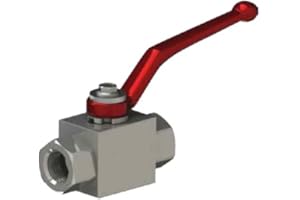 SPARE PARTS HOLLAND 2/2 Wege Hydraulik Kugelhahn Absperrhahn Gr.1/4", 3/8", 1/2" Hochdruck 500 Bar. (3/8" BSP)