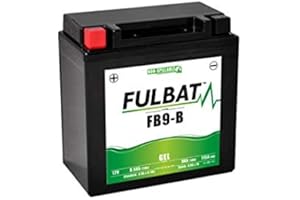 Fulbat - Batería Moto Gel FB9-B/ YB9-B/ 12N9-4B-1 12V 9Ah