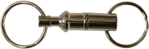 Bestapac 415317 Key Ring with Coupler Galvanised Pack of 3