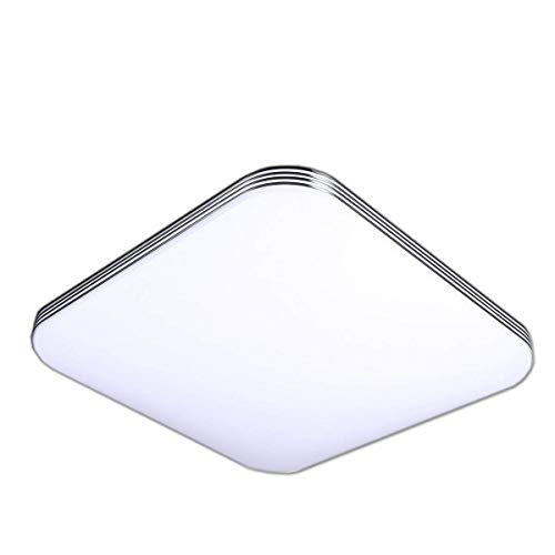 ZHMA 36W Ultra sottile LED Bianco Freddo plafoniera moderno lampada da soffitto per soggiorno, cucina, camera, bagno, hotel Super Luminoso Quadrato 300mm*300mm