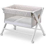 Pirulos 28900510 - Vestidura minicuna, diseño stars, algodón, color blanco y lino