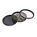 Produktbild Onleny 52/58/62/67/72 / 77mm UV CPL ND4 Filter Aufbewahrungstasche + Reinigungsstift 5er Kit (Farbe: schwarz & orange)