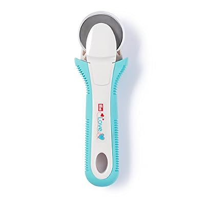 Prym Amour Cutter Rotatif, Bleu Clair/Blanc, 45 mm