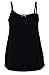 Intimate Portal Women's Snuggle-Touch Cotton Maternity Nursing Cami Tank Black Medium