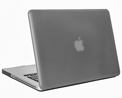 MacBook Pro 13 Hülle Schale,iNeseon Ultra Slim Plastik Hartschale Tasche Cover Shell, US Grau und EU Transparent Tastatur Abdeckung Schutzhülle für Apple MacBook Pro 13.3 Zoll mit CD-ROM Drive Modell:A1278 (Grau) - 3