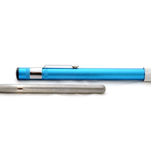 Schleifstein im kompakten Stiftformat, Diamant Schleifstift, Schleifer für Messer und Co., Farbe: Blau – Marke Ganzoo - 3