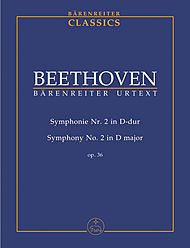 Download Symphonie Nr. 2 D-Dur op. 36. Symphony No. 2 in D major op. 36. Studienpartitur, Urtextausgabe. BÄRENREITER URTEXT