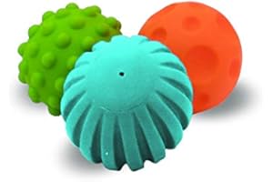 Edushape Mini-Kugeln, strukturiert, Ed 722006/3, Mehrfarbig, zufällige Farbauswahl