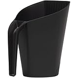 EDA - Pala per pellet Jura Montania XL 2,4 litri - per 1,5 kg di pellet - Nero, 19,3 x 16,5 x 21,9 cm