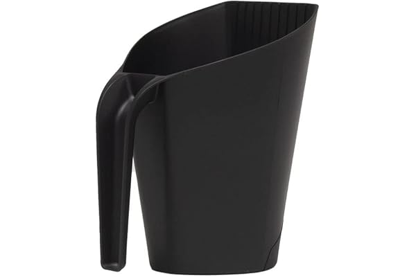 EDA - Pelle à Granulés Jura Montania XL 2,4 litres - pour 1,5 kg de Pellets - Noir, 19,3 x 16,5 x 21,9 cm