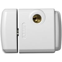 Abus FTS_3003_W - Cerrojo de presión con soporte para ventana o puerta corredera blanco