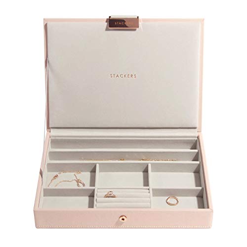 Stackers, portagioie rosa classico con raccordi in oro rosa