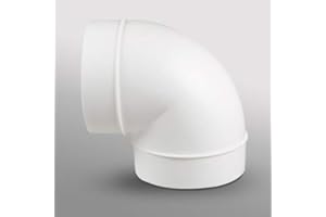 Blauberg UK 6" 150mm 90 Degree Bend for Ventilation, Extractor Inline Fans Ducting