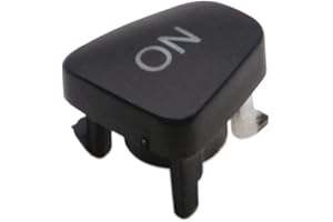 HAOTOM Botones de Volumen del Volante de Audio del Coche Interruptor de Control de Crucero Botón ON Repuesto para Ford Escort Fiesta MK7 MK8 ST Ecosport 2013
