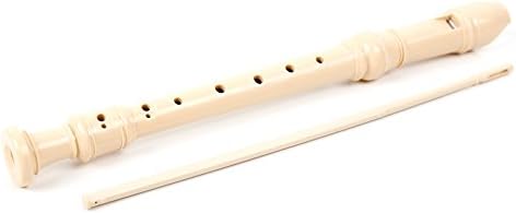 Bray8 Hole Soprano Cream Recorder - Splits In To 4 Parts And Comes With Carry Case And Cleaning Rod - Suitable For Left And Right Handed