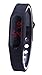 Price comparison product image La Vogue Adult Silica LED Waterproof Watch Bracelet Digital Sport Wristwatch (B Black)