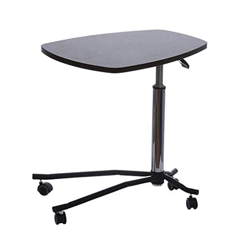 Eeayyygch Adjustable Height Laptop Tray Removable Four-corner Universal Wheel Computer Stand Carbon Steel Material Desk Home Office Study Desktop (Color : -, Size : -)