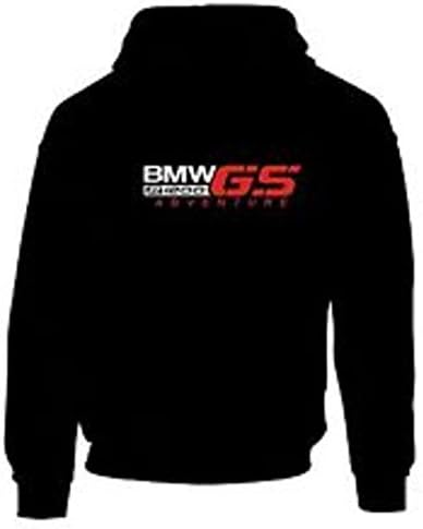 BMW R1200 GS Adventure Motorcycle BLACK HOODIE BIKER ALL SIZES