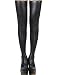 Produktbild Damen Halterlose Strümpfe mit Schwarz Back Zipper Strumpfwaren Fancy Dress Damen Kostüm Dessous für Einheitsgröße passend für Junggesellinnenabschied Größe M/L