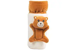 Ole Baby Love Dog Soft Cute Plush Milk Feeding Bottle Cover Dimension 17x10x6 cm it can Hold Upto 240 ml Feeding Bottle.