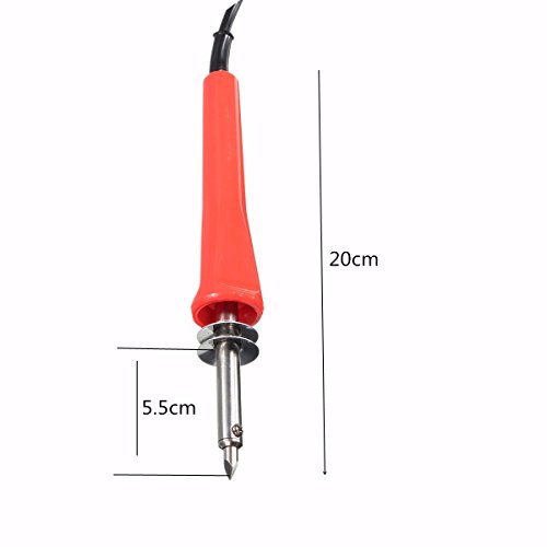 23PCS Brandmalerei Lötkolben Set, GOCHANGE Brandmalkolben Profesional Burning Pen mit 21 Tipps, 30W 220-240V, Brandmalgerät Holz brennen Pen Set für Holz Leder Gravieren Skulptur - 4