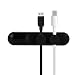 Produktbild jaminy 2017 neueste Magnetische Kabel Clips Kabelhalter Desktop Kabel Clip Cord Wire Management (Schwarz)