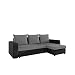Produktbild Mirjan24  Ecksofa Top Lux! Sofa Eckcouch Couch! mit Schlaffunktion und Zwei Bettkasten! Ottomane Universal, L-Form Couch Schlafsofa Bettsofa Farbauswahl (Soft 011 + Florida 01)