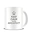 Produktbild Funky NE Ltd Keramik-Kaffeetasse mit Aufschrift Keep Calm I'm an Architect