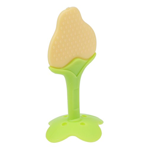 MagiDeal Infant Toddler Silicone Bendable Teether Ring Baby Training Toothbrush Grip - pear RS.265 (60.00% Off) - Amazon