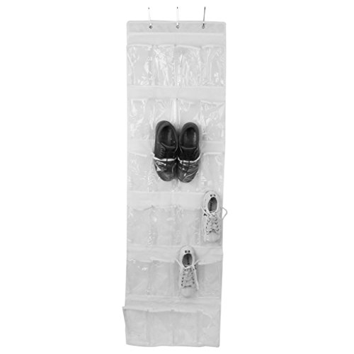 Preisvergleich Produktbild P Prettyia Tür Hängende Tasche Organizer Kleidung Aufbewahrungstasche mit Haken