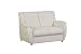 Produktbild Cavadore 2- Sitzer Sunuma mit Federkern / Moderne 2 sitzige Sofagarnitur / Größe: 140 x 91 x 90 cm (BxHxT) / Farbe: Creme (beige)